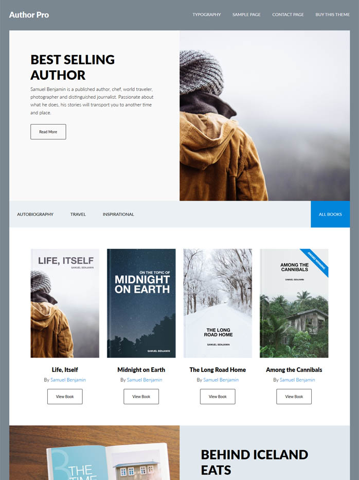author-pro wordpress theme