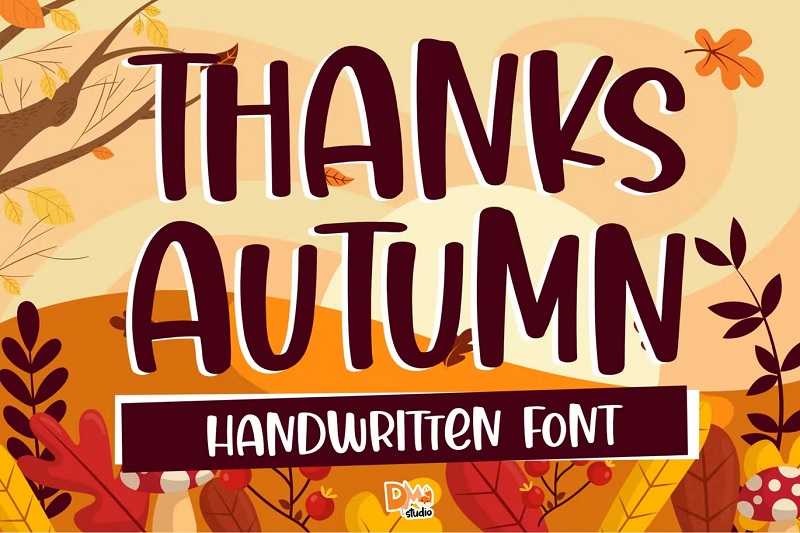 Best autumn fonts - top pick