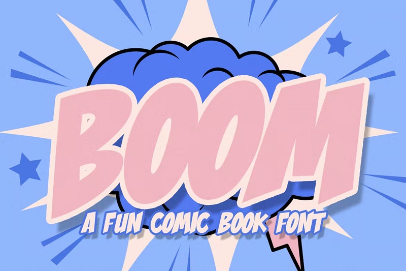 #1 best comic font - Boom