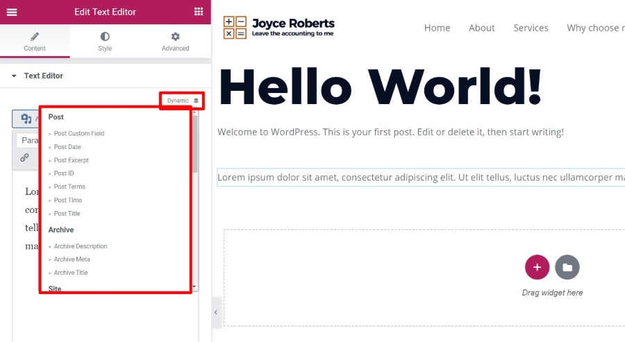 WooCommerce widgets