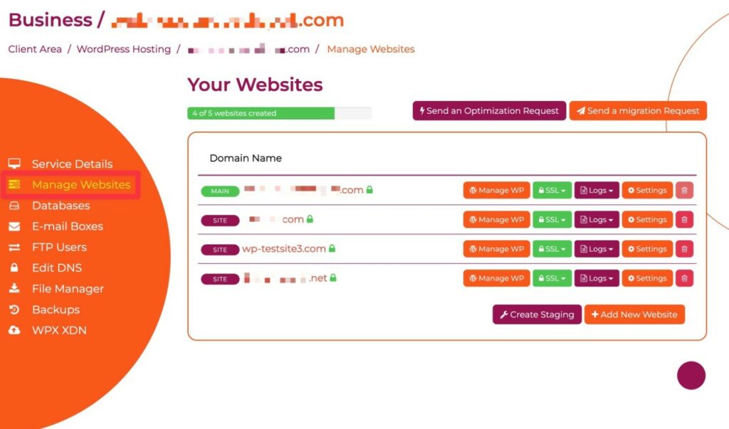 Site management