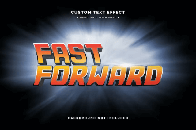 Movie Title 3D Text Effect