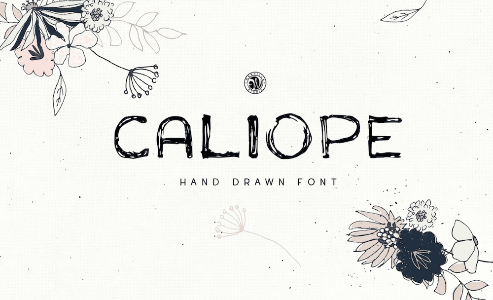 The Caliope font.